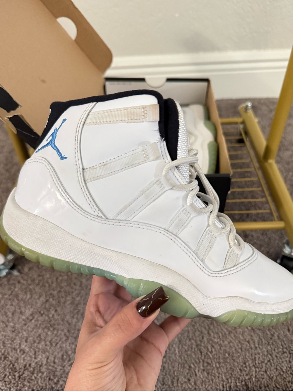 Nike Air Jordan 11 Retro “Legend Blue” 2014 GS 4.5Y / Women’s 6 w/ Original Box